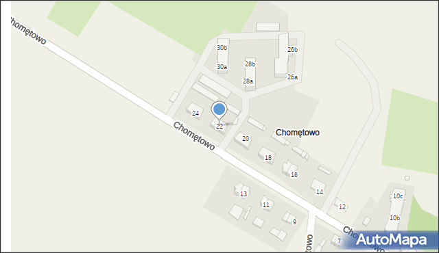 Chomętowo, Chomętowo, 22, mapa Chomętowo