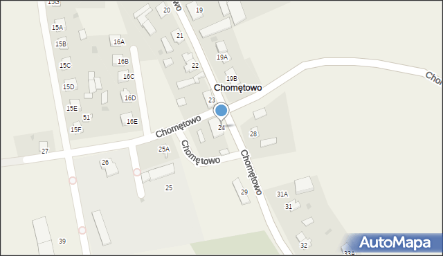 Chomętowo, Chomętowo, 24, mapa Chomętowo