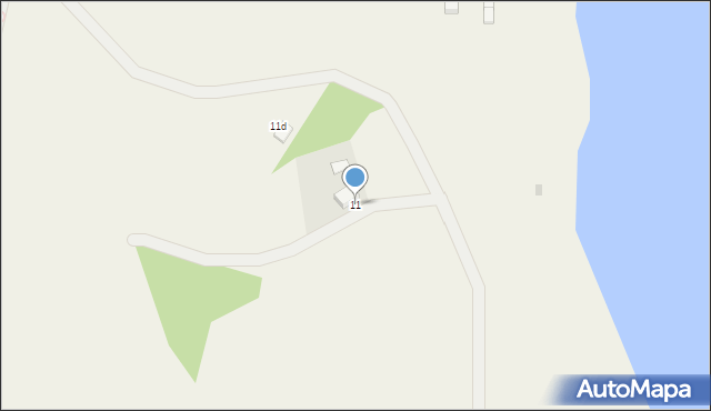 Chomiąża Księża, Chomiąża Księża, 11, mapa Chomiąża Księża