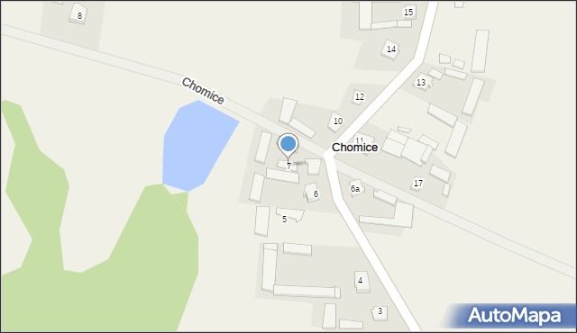 Chomice, Chomice, 7, mapa Chomice