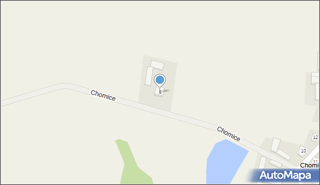 Chomice, Chomice, 8, mapa Chomice