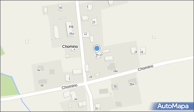 Chomino, Chomino, 27, mapa Chomino