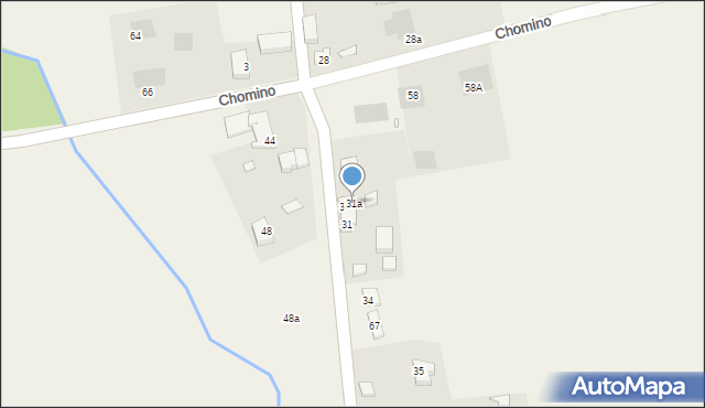 Chomino, Chomino, 31a, mapa Chomino