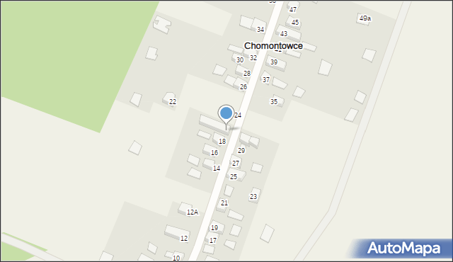 Chomontowce, Chomontowce, 20, mapa Chomontowce