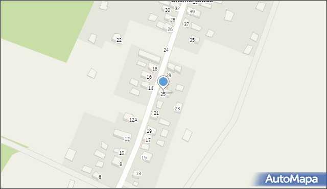 Chomontowce, Chomontowce, 25, mapa Chomontowce