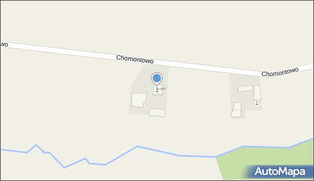 Chomontowo, Chomontowo, 2, mapa Chomontowo