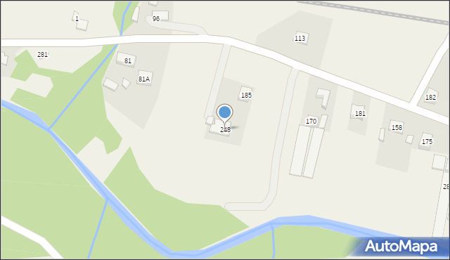 Chomranice, Chomranice, 248, mapa Chomranice