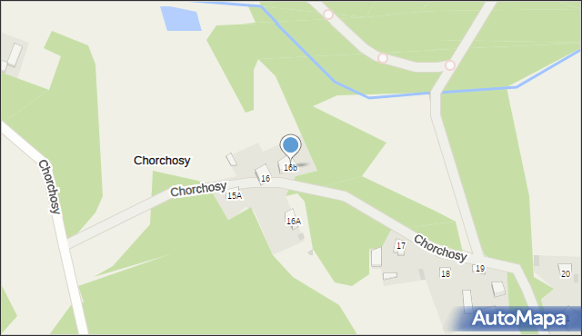 Chorchosy, Chorchosy, 16b, mapa Chorchosy