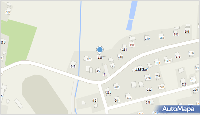 Chorkówka, Chorkówka, 125, mapa Chorkówka