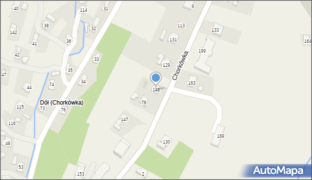 Chorkówka, Chorkówka, 148, mapa Chorkówka