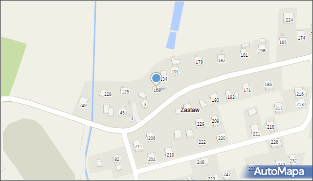 Chorkówka, Chorkówka, 168, mapa Chorkówka