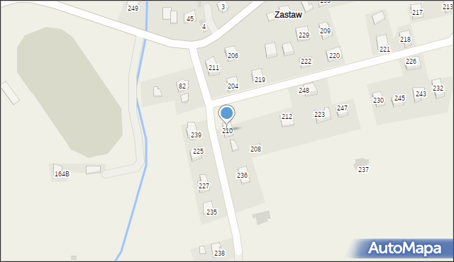 Chorkówka, Chorkówka, 210, mapa Chorkówka