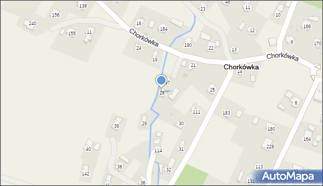 Chorkówka, Chorkówka, 28, mapa Chorkówka