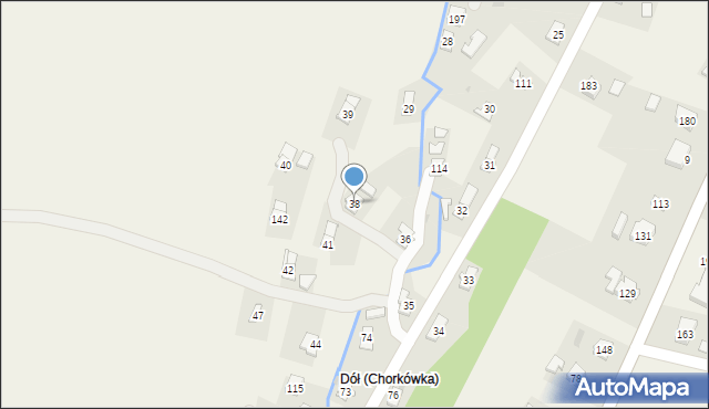 Chorkówka, Chorkówka, 38, mapa Chorkówka