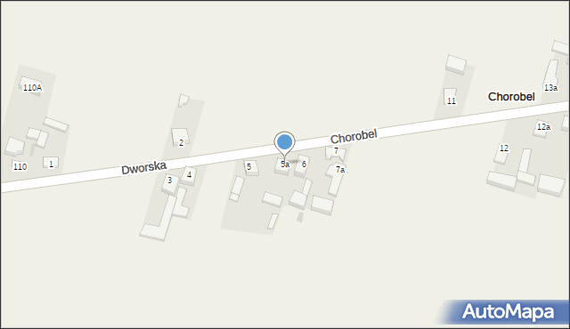 Chorobel, Chorobel, 5a, mapa Chorobel