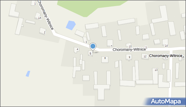 Choromany-Witnice, Choromany-Witnice, 6, mapa Choromany-Witnice