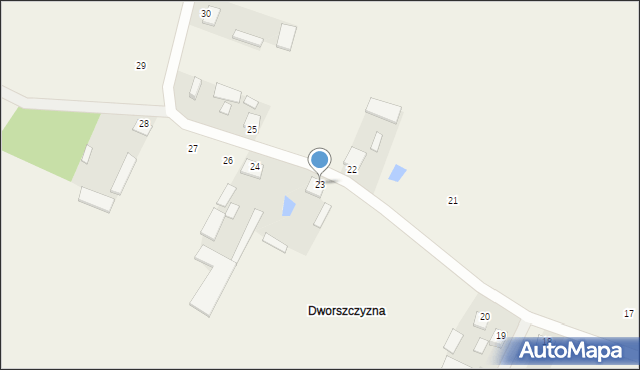 Choroszczewo, Choroszczewo, 23, mapa Choroszczewo