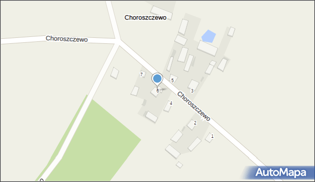 Choroszczewo, Choroszczewo, 6, mapa Choroszczewo