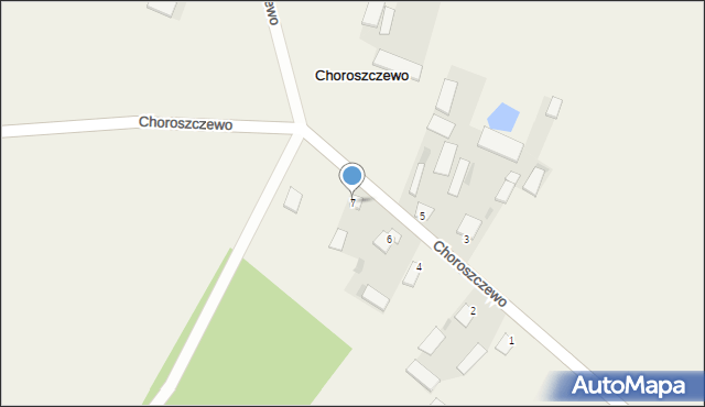 Choroszczewo, Choroszczewo, 7, mapa Choroszczewo