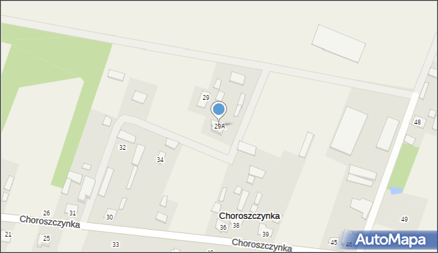 Choroszczynka, Choroszczynka, 29A, mapa Choroszczynka