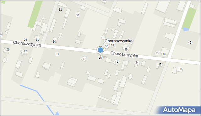 Choroszczynka, Choroszczynka, 40, mapa Choroszczynka