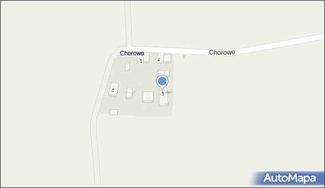 Chorowo, Chorowo, 3, mapa Chorowo