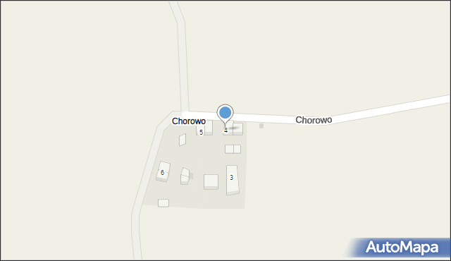 Chorowo, Chorowo, 4, mapa Chorowo