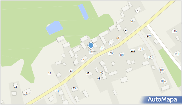 Chorupnik, Chorupnik, 11, mapa Chorupnik