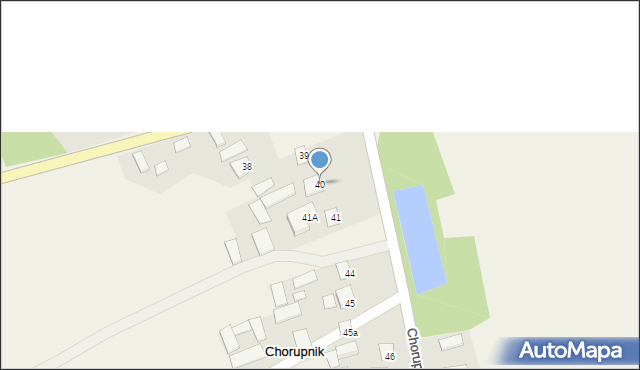 Chorupnik, Chorupnik, 40, mapa Chorupnik