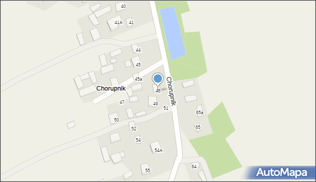 Chorupnik, Chorupnik, 46, mapa Chorupnik