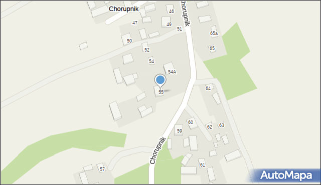Chorupnik, Chorupnik, 55, mapa Chorupnik