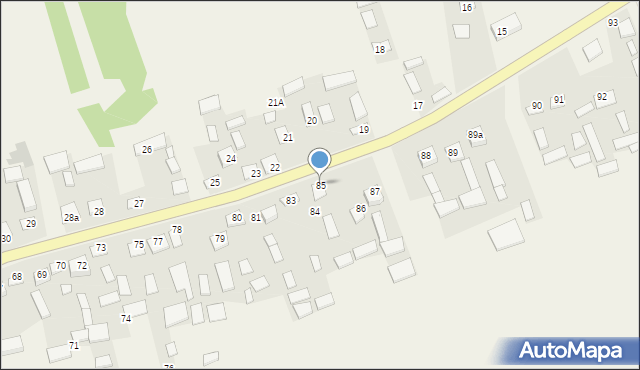 Chorupnik, Chorupnik, 85, mapa Chorupnik