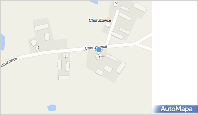 Chorużowce, Chorużowce, 4, mapa Chorużowce