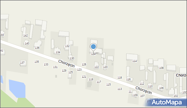 Chorzęcin, Chorzęcin, 124, mapa Chorzęcin