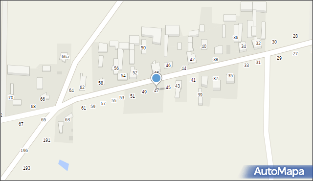 Chorzęcin, Chorzęcin, 47, mapa Chorzęcin