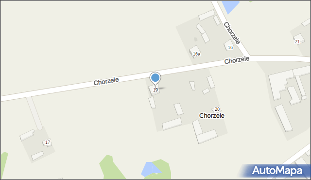 Chorzele, Chorzele, 19, mapa Chorzele