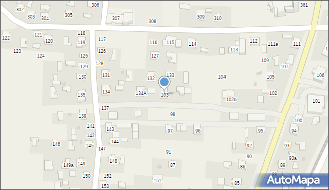 Chorzelów, Chorzelów, 103, mapa Chorzelów