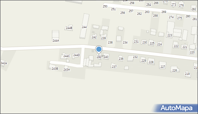 Chorzelów, Chorzelów, 241, mapa Chorzelów