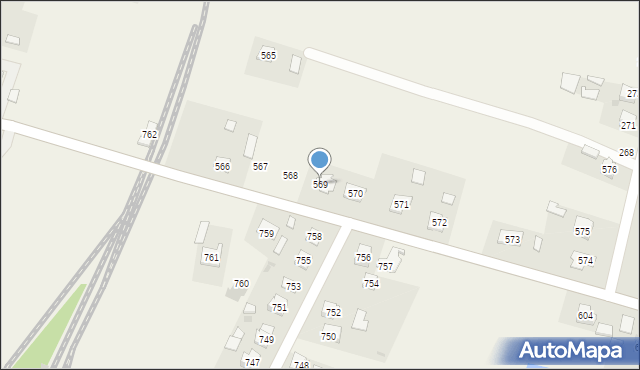 Chorzelów, Chorzelów, 569, mapa Chorzelów