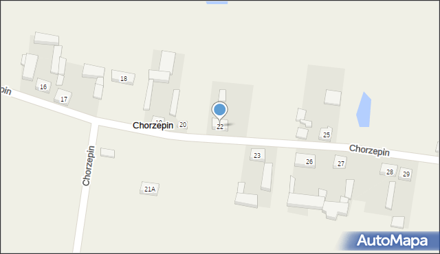 Chorzepin, Chorzepin, 22, mapa Chorzepin