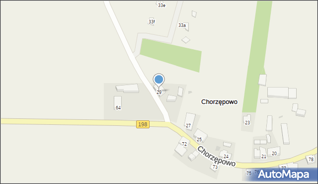 Chorzępowo, Chorzępowo, 29, mapa Chorzępowo