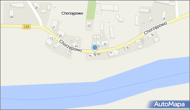 Chorzępowo, Chorzępowo, 76, mapa Chorzępowo