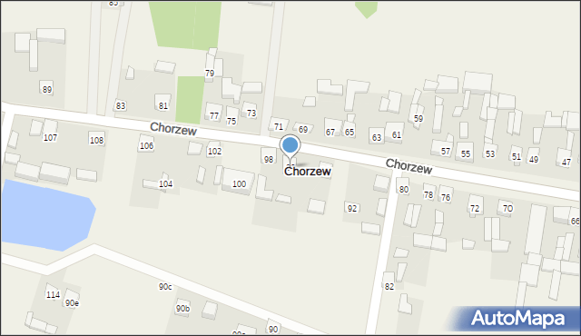 Chorzew, Chorzew, 96, mapa Chorzew