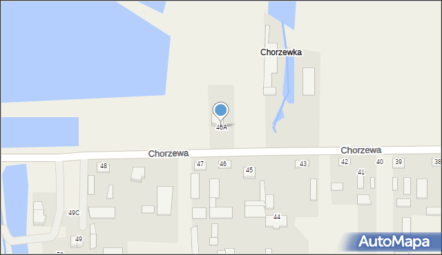 Chorzewa, Chorzewa, 46A, mapa Chorzewa