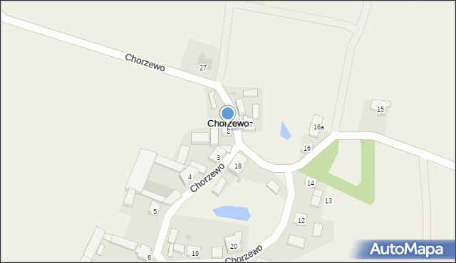 Chorzewo, Chorzewo, 2, mapa Chorzewo