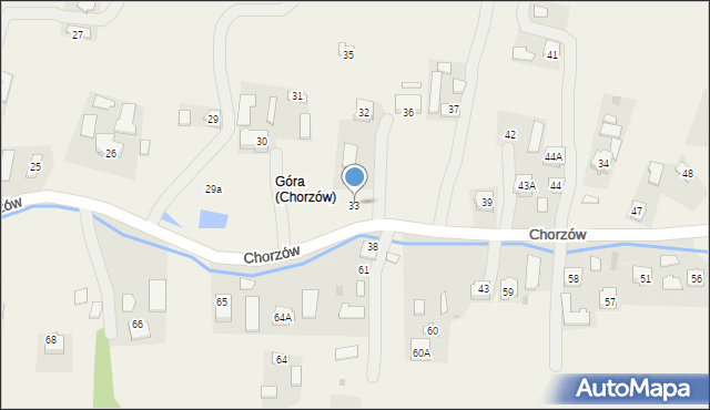 Chorzów, Chorzów, 33, mapa Chorzów