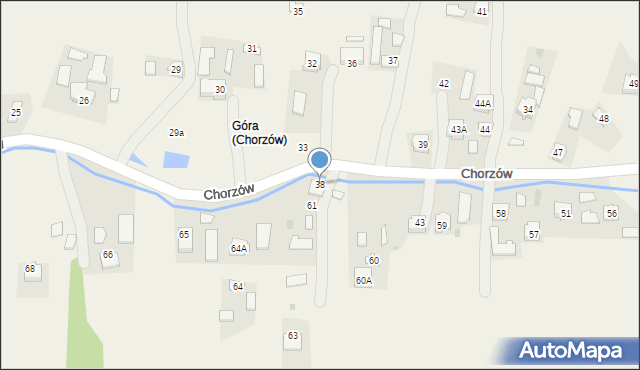 Chorzów, Chorzów, 38, mapa Chorzów