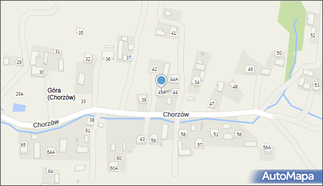 Chorzów, Chorzów, 43A, mapa Chorzów