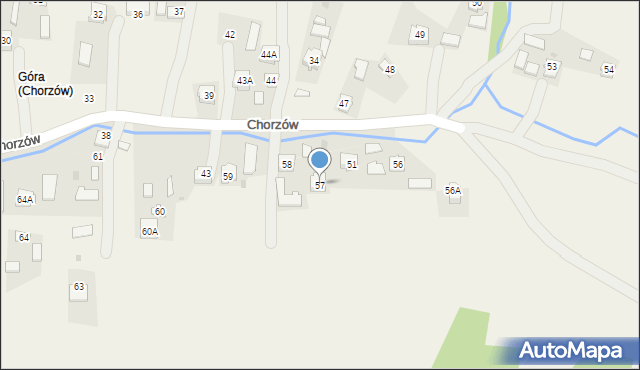 Chorzów, Chorzów, 57, mapa Chorzów