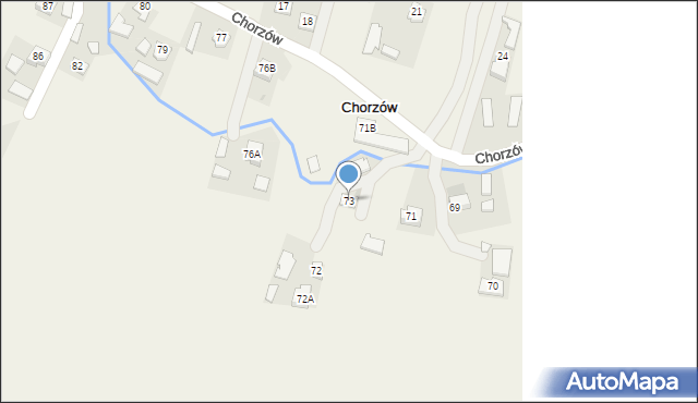 Chorzów, Chorzów, 73, mapa Chorzów